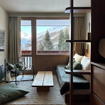 Les Barmettes Appart Renove Avec Vue, Parking Et Skis Aux Pieds Val-dʼIsère Kültér fotó